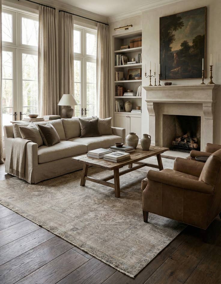 Detail image of  8' x 11' 2  Hand Knotted Ultra Vintage Persian Wool Rug