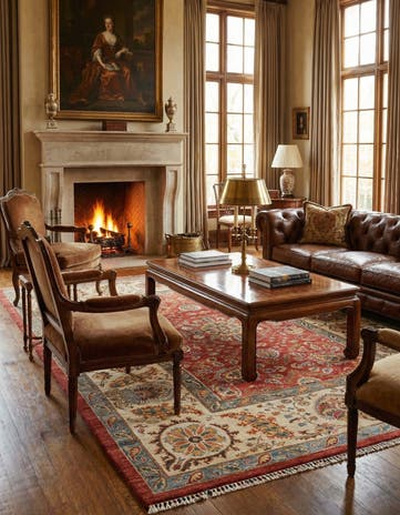 6' 11 x 9' 5 Hand Knotted Ariana Ziegler Rug