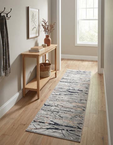 Gray Finsbury Runner Rug