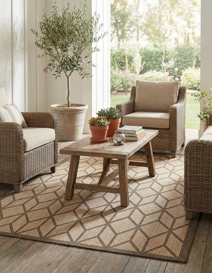 Detail image of  6' 3 x 9' Dunes Rug