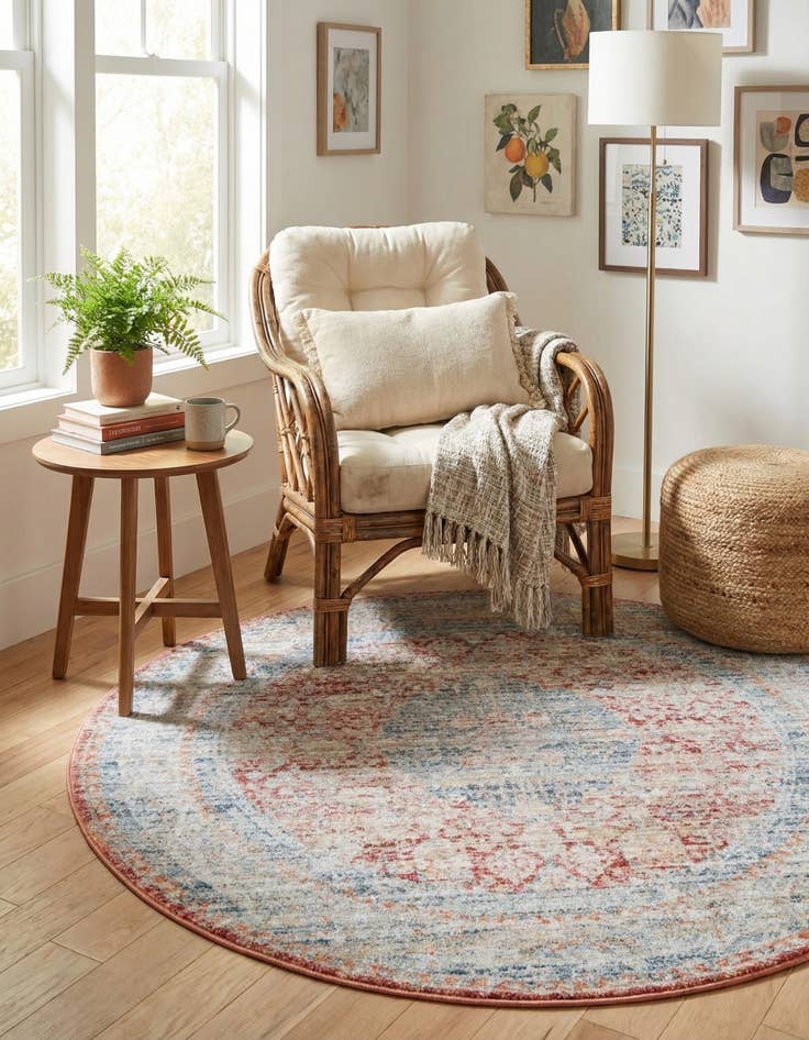 Detail image of 3' 10 x 3' 10 Noble Round Rug