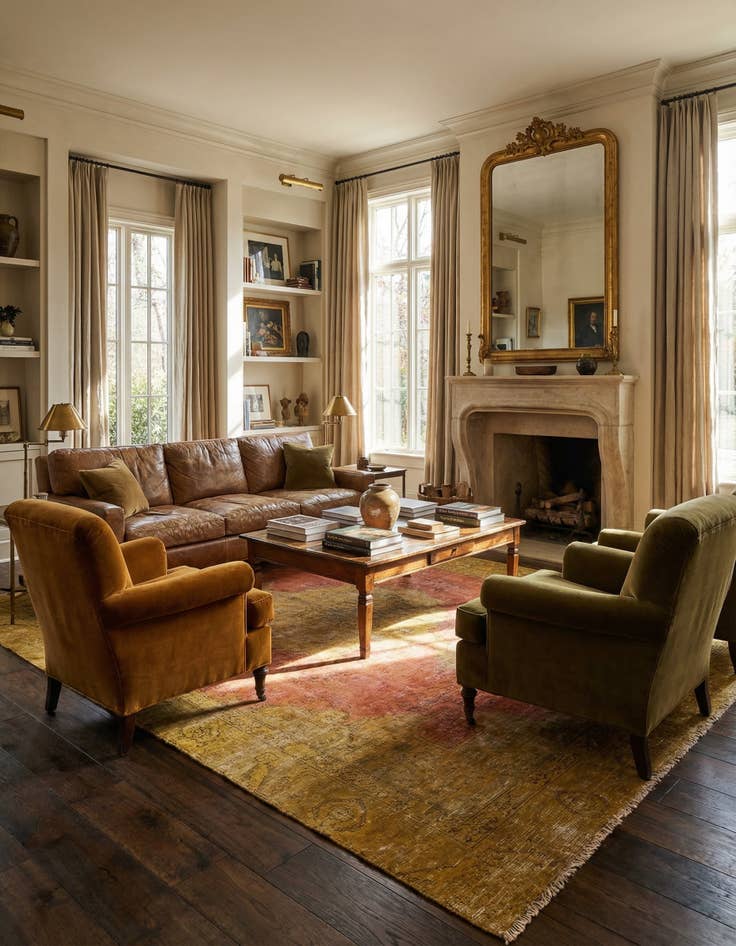 Detail image of 6' x 8' 8  Hand Knotted Ultra Vintage Persian Wool Rug