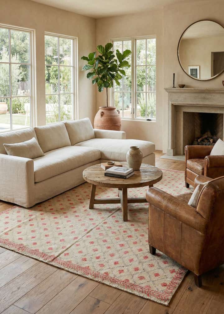 8' x 10' 9 Hand Knotted Darya Wool Rug