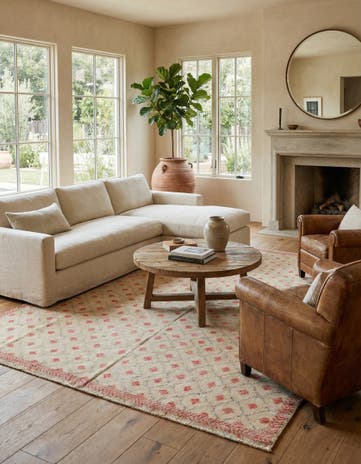 8' x 10' 9 Hand Knotted Darya Wool Rug