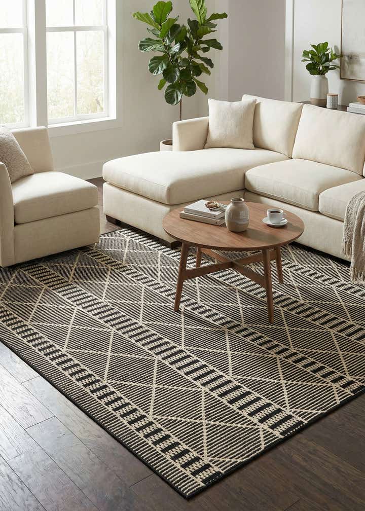 7' x 10' Easy-Clean Trellis Indoor / Outdoor Rug