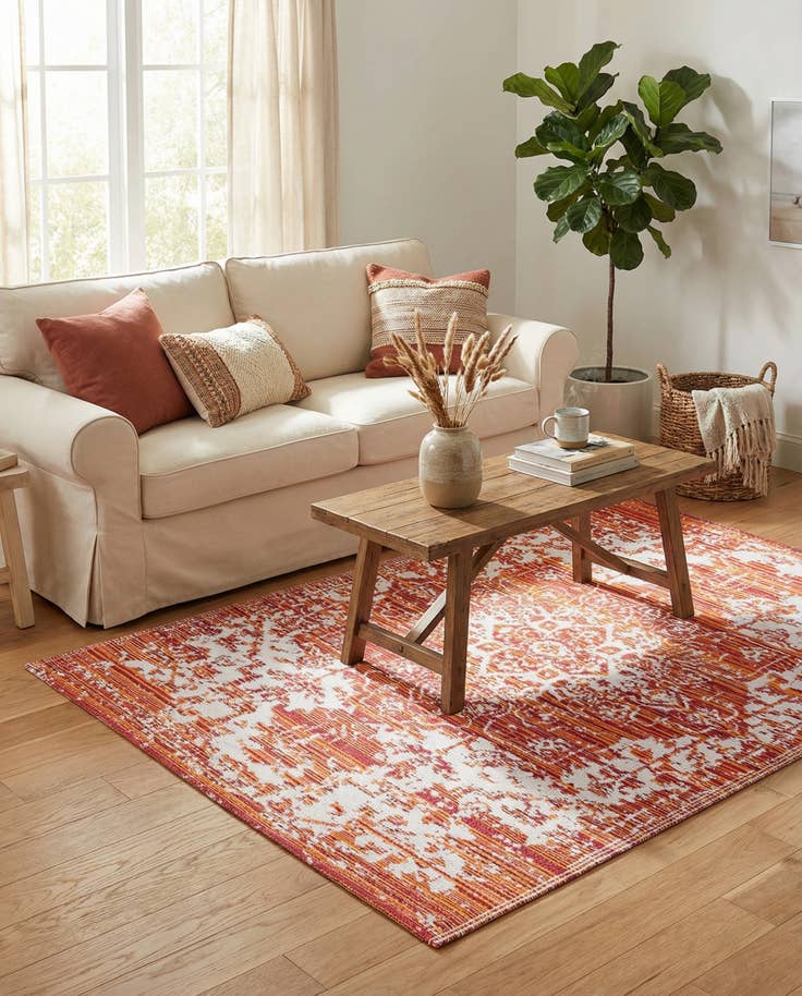 Detail image of 4' x 6' Easy-Clean Vista Breeze Indoor / Outdoor Rug