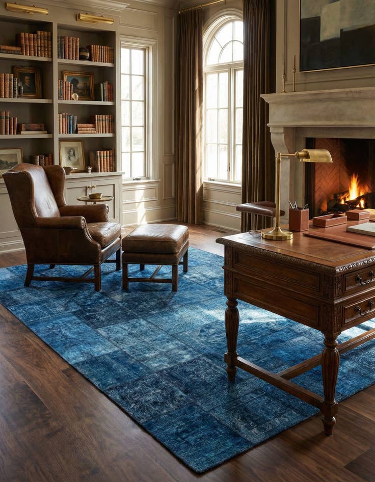 Detail image of 7' 5 x 12' 5  Hand Knotted Ultra Vintage Persian Wool Rug