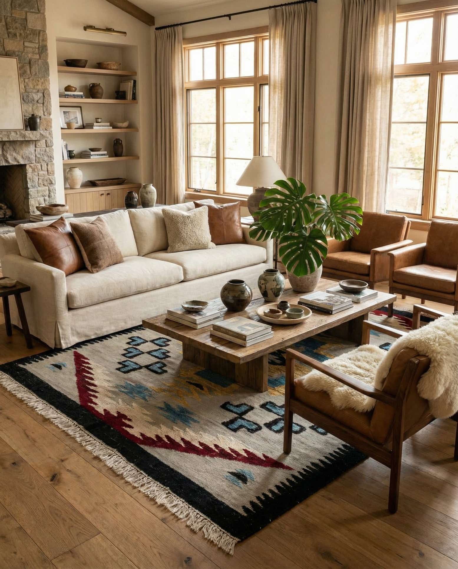7' 7 x 10' 1 Hand Knotted Moroccan Wool Rug