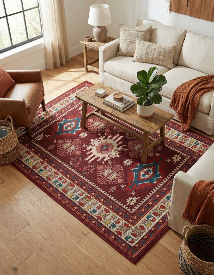 Detail image of 7' 10 x 10' Easy-Clean Baja Indoor / Outdoor Rug