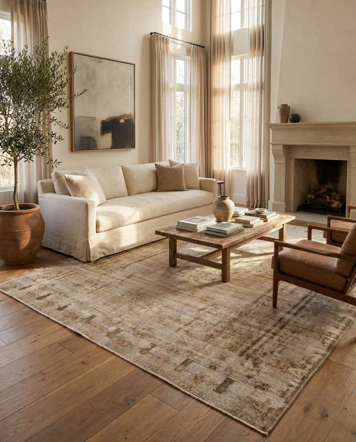 9' 9 x 12' 7 Hand Knotted Ultra Vintage Persian Wool Rug