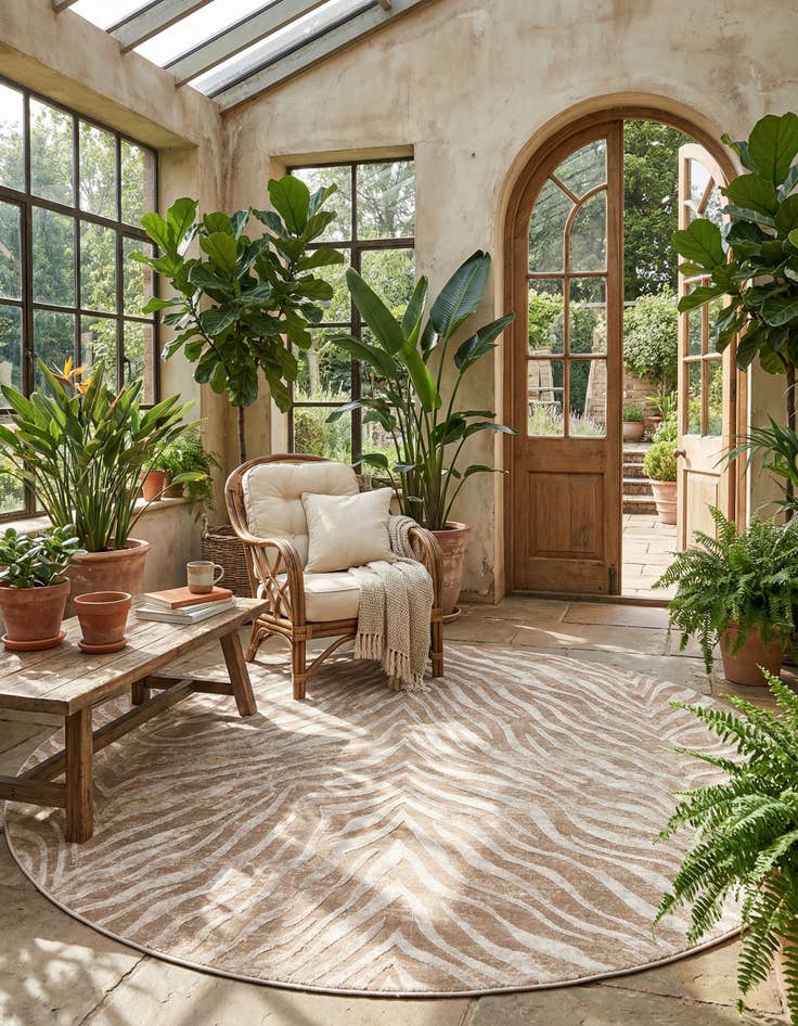 Detail image of 10' x 10' Finsbury Round Rug