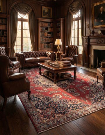 7' 4 x 11' Mashad Rug