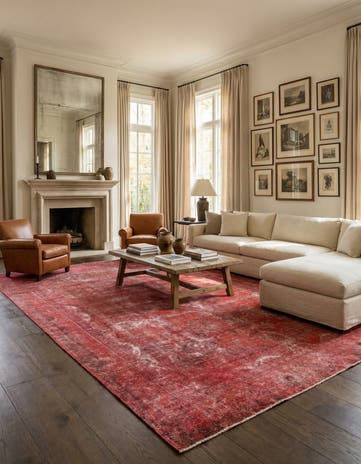 8' 9 x 11' 10 Hand Knotted Ultra Vintage Persian Wool Rug