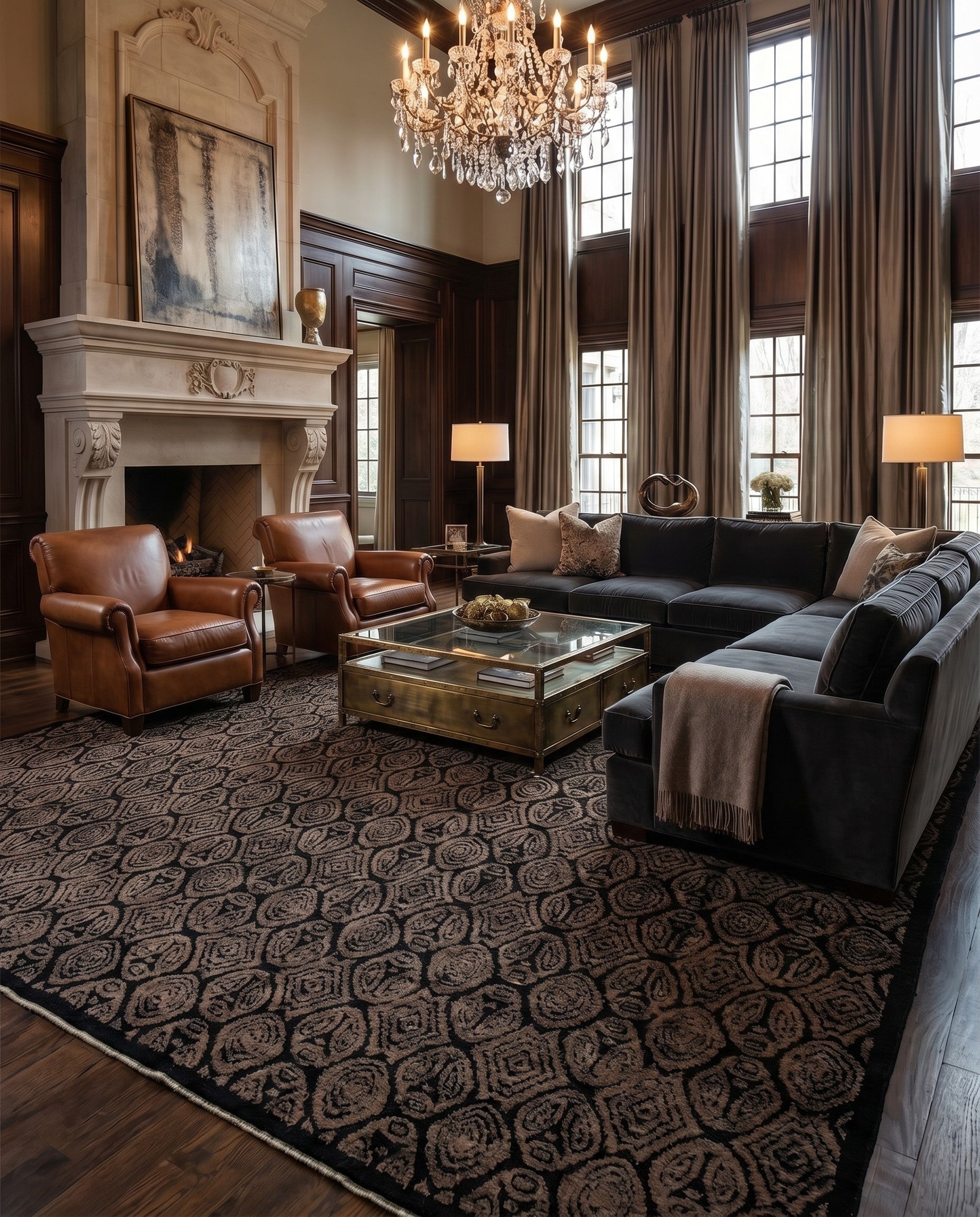 14' 2 x 20' 1 Hand Knotted Darya Wool Rug