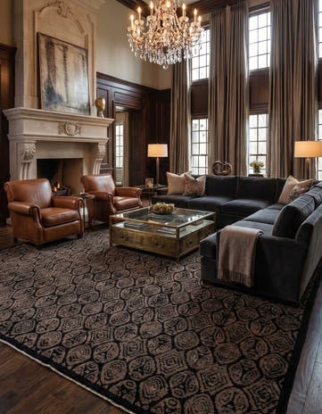 14' 2 x 20' 1 Hand Knotted Darya Wool Rug