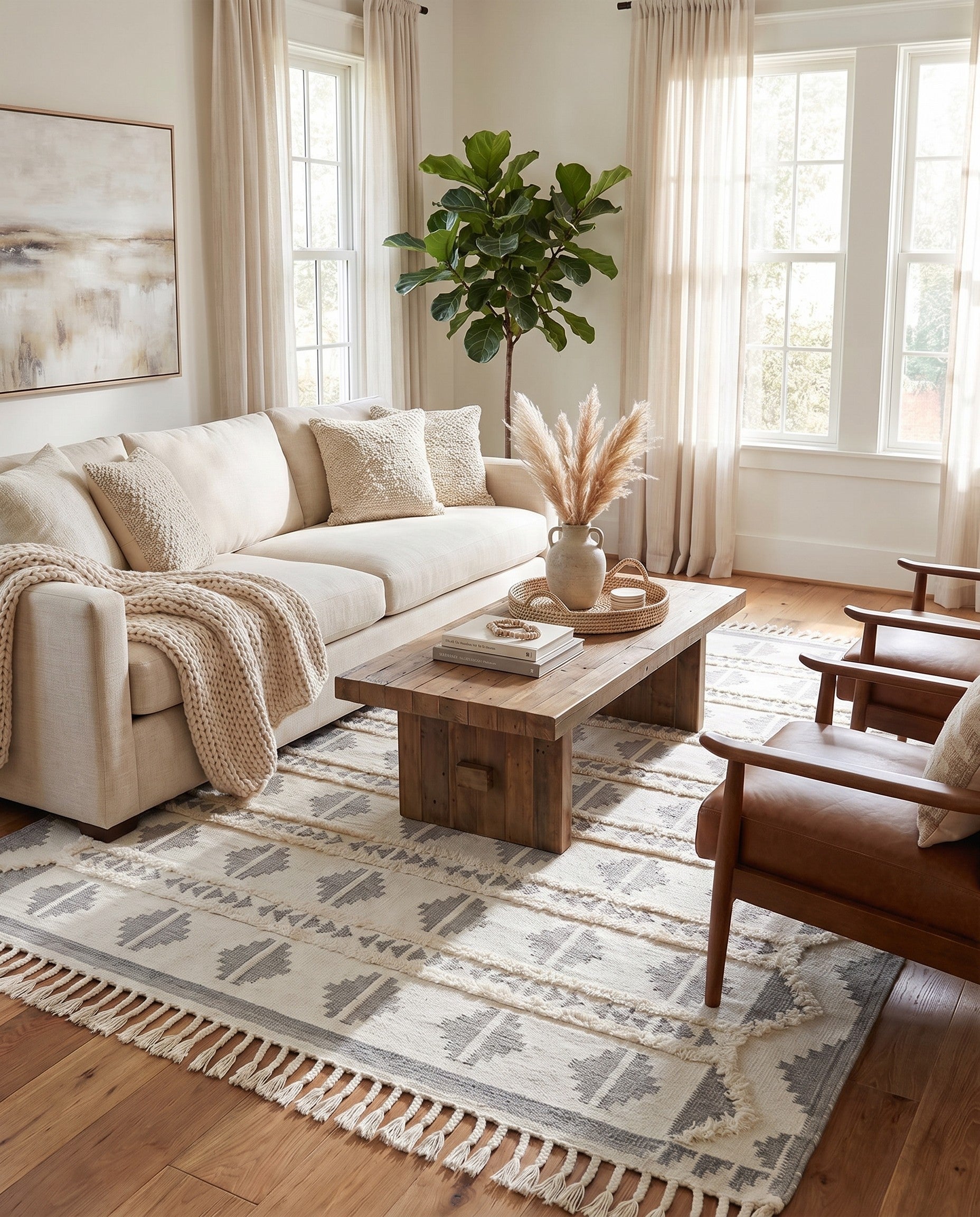 10' x 14' 1 Hand Woven Arizona Wool Rug
