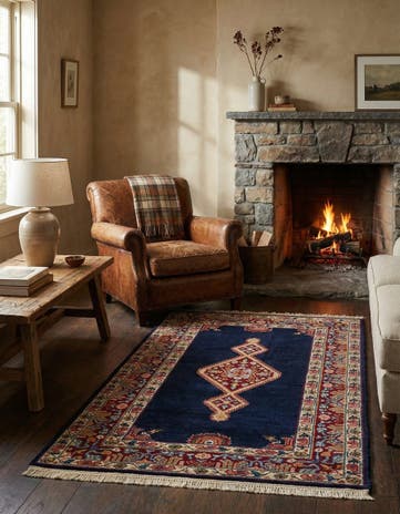 2' 10 x 5' Hand Knotted Hamedan Wool Rug