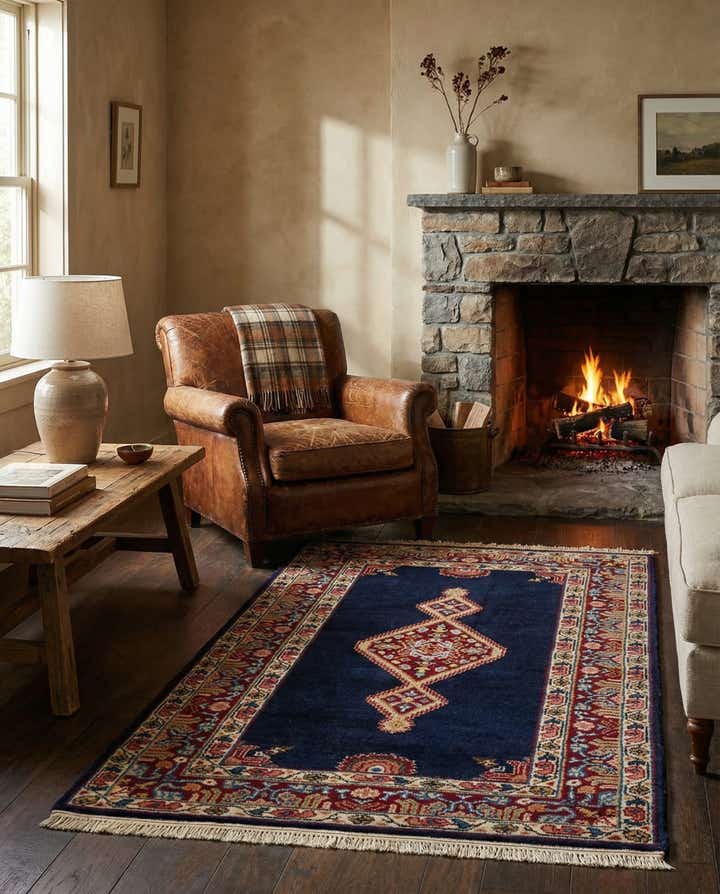 2' 10 x 5' Hand Knotted Hamedan Wool Rug