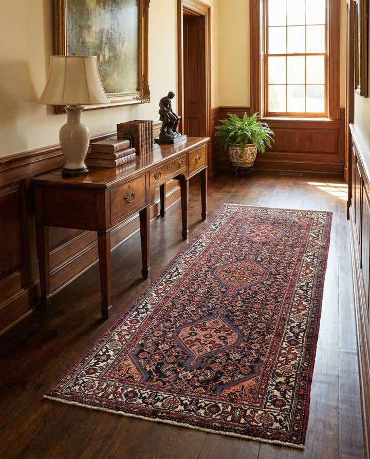 4' 2 x 10' 3 Tajabad Runner Rug