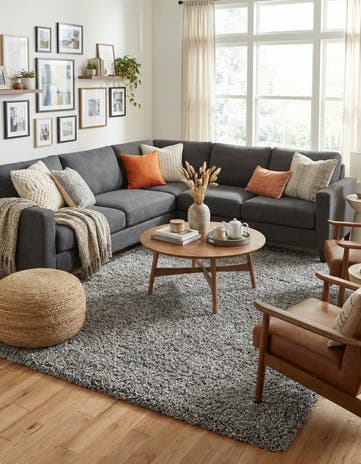 10' x 14' Solid Shag Rug