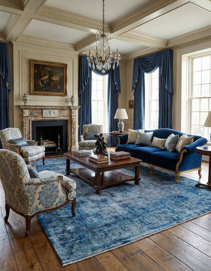 Detail image of 9' 9 x 12' 5 Vintage Royal Wool Rug