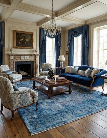 9' 9 x 12' 5 Vintage Royal Wool Rug