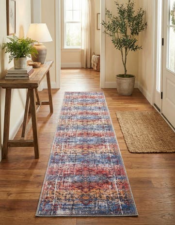 2' x 9' 10 Washable Francesca Runner Rug
