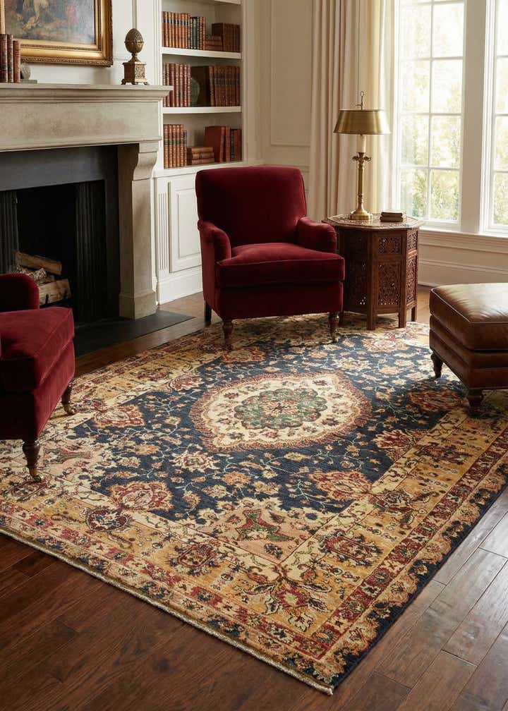 5' 9 x 7' 8 Hand Knotted Ariana Ziegler Rug