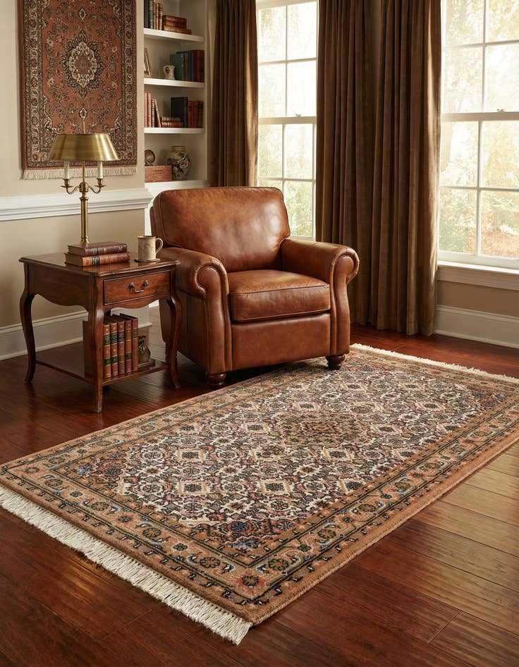 Detail image of 3' x 5' 5  Hand Knotted Bidjar Wool Rug