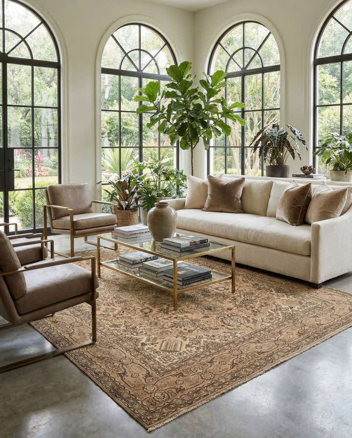 8' 1 x 11' 2 Hand Knotted Tabriz Persian Wool Rug