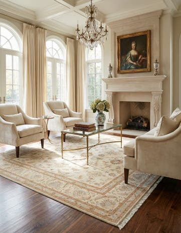 6' 6 x 6' 9 Tabriz Square Rug