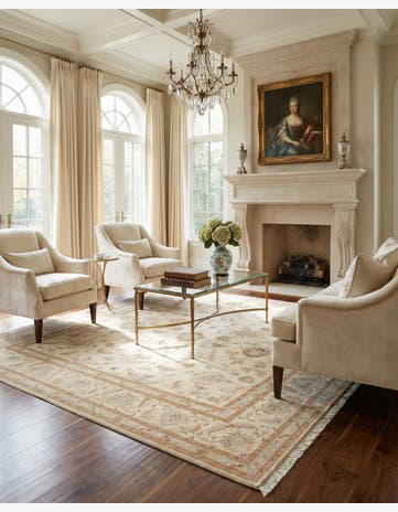 6' 6 x 6' 9 Tabriz Square Rug