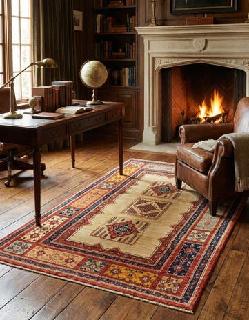 3' 5 x 5' 11 Kashkuli Wool Rug