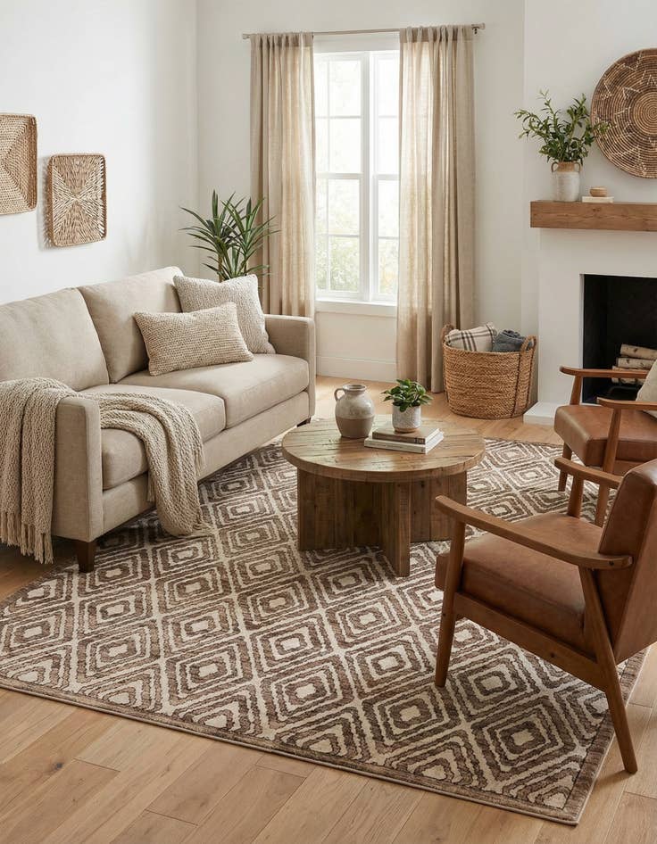 Detail image of 7' 10 x 11' 6 Hermitage Rug