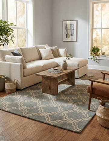 5' x 8' Luna Wool Rug
