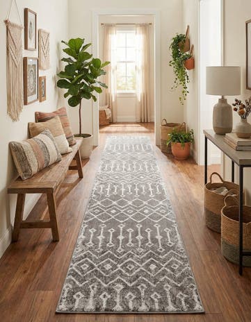 2' 7 x 14' Bohemian Trellis Runner Rug
