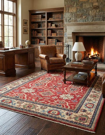 5' 8 x 7' 10 Hand Knotted Kazak Rug