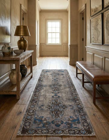 3' 7 x 10' 2 Hamedan Runner Rug