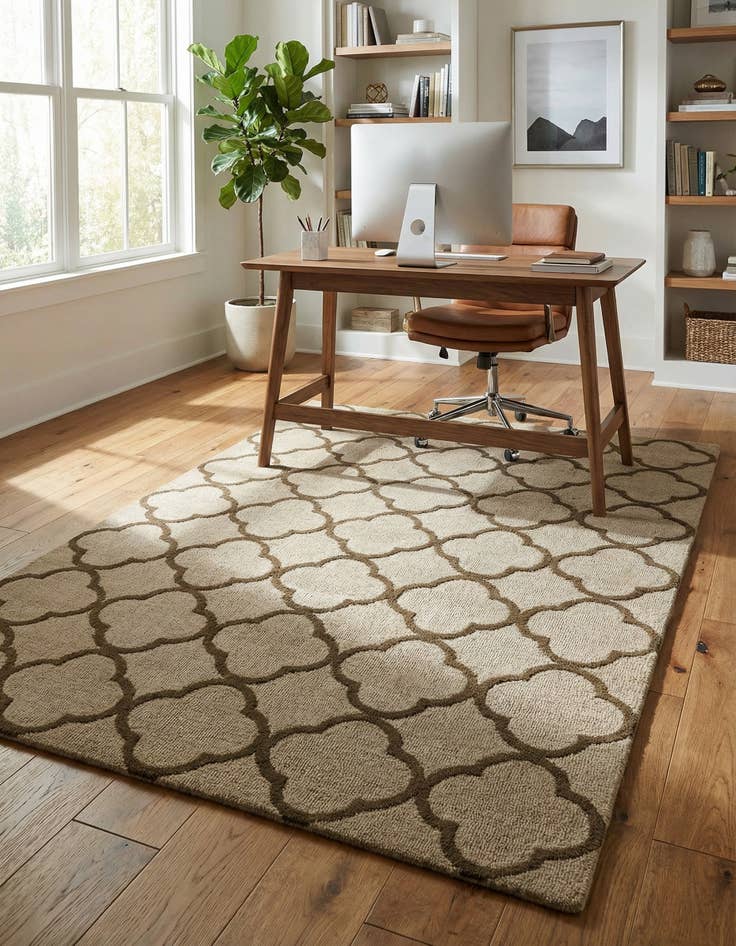 Detail image of 5' x 8' Luna Wool Rug