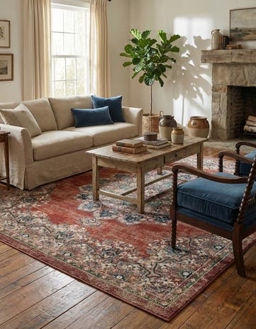 Antique Red Isabella Rug