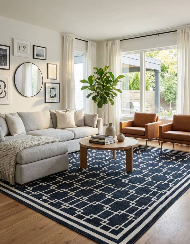 Detail image of 10' x 10' Metropolitan Uptown Square Rug