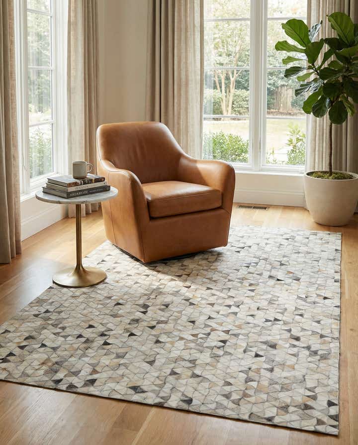 5' x 7' 11 Cowhide - Patchwork Rug