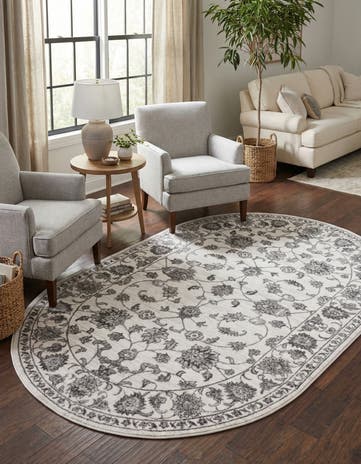 5' 3 x 8' Boston Oval Rug