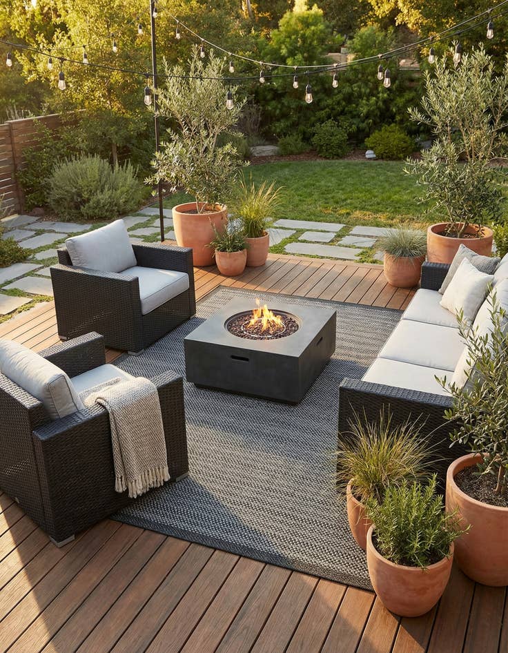 Detail image of  9' x 12'  Washable Border Indoor / Outdoor Rug