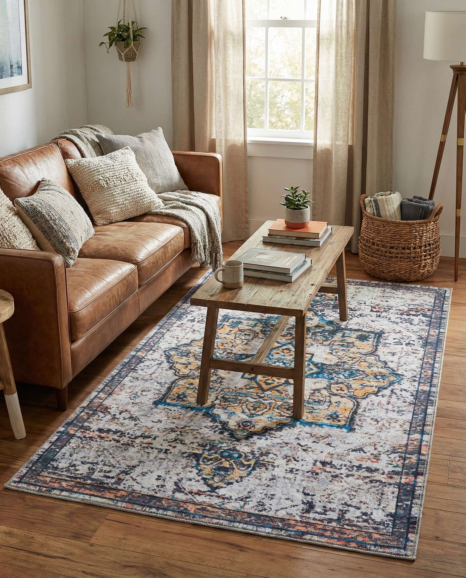 3' 3 x 5' 3 Washable Francesca Rug