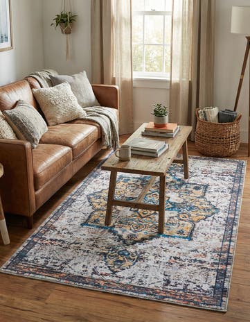 3' 3 x 5' 3 Washable Francesca Rug