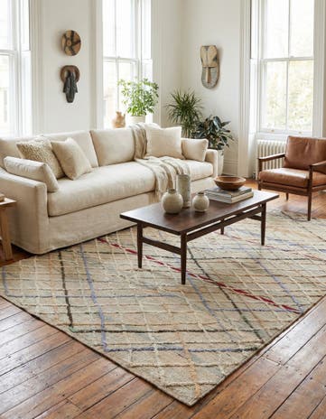 5' 5 x 8' 6 Hand Knotted Darya Wool Rug