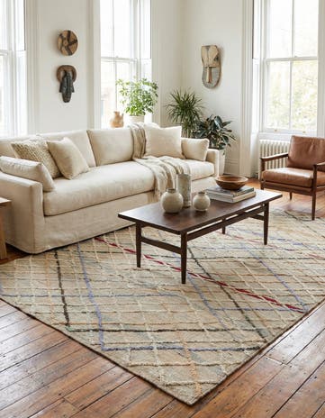 5' 5 x 8' 6 Hand Knotted Darya Wool Rug