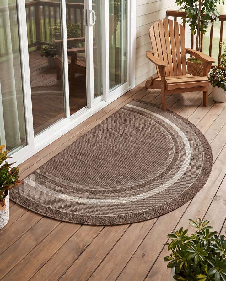 95cm x 185cm Leicht zu reinigen Border Innen- / Aussenbereich Kamin Teppich