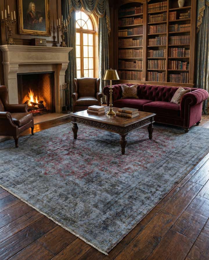 9' 9 x 12' 10 Vintage Royal Wool Rug